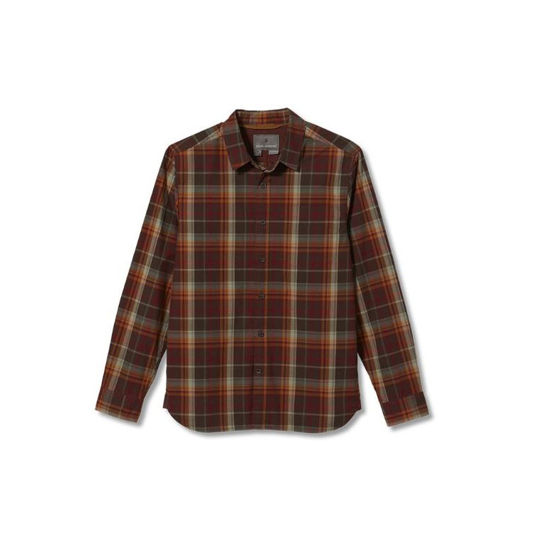 Royal Robbins Trouvaille Organic Cotton Plaid Long Sleeve Shirt – Men’s
